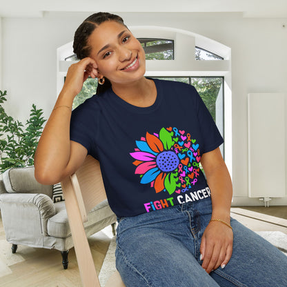Fight Cancer in All Colors 25 Adult T-shirt