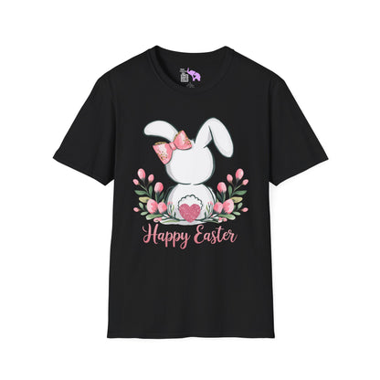 Happy Easter (Bunny Tail) Adult T-shirt