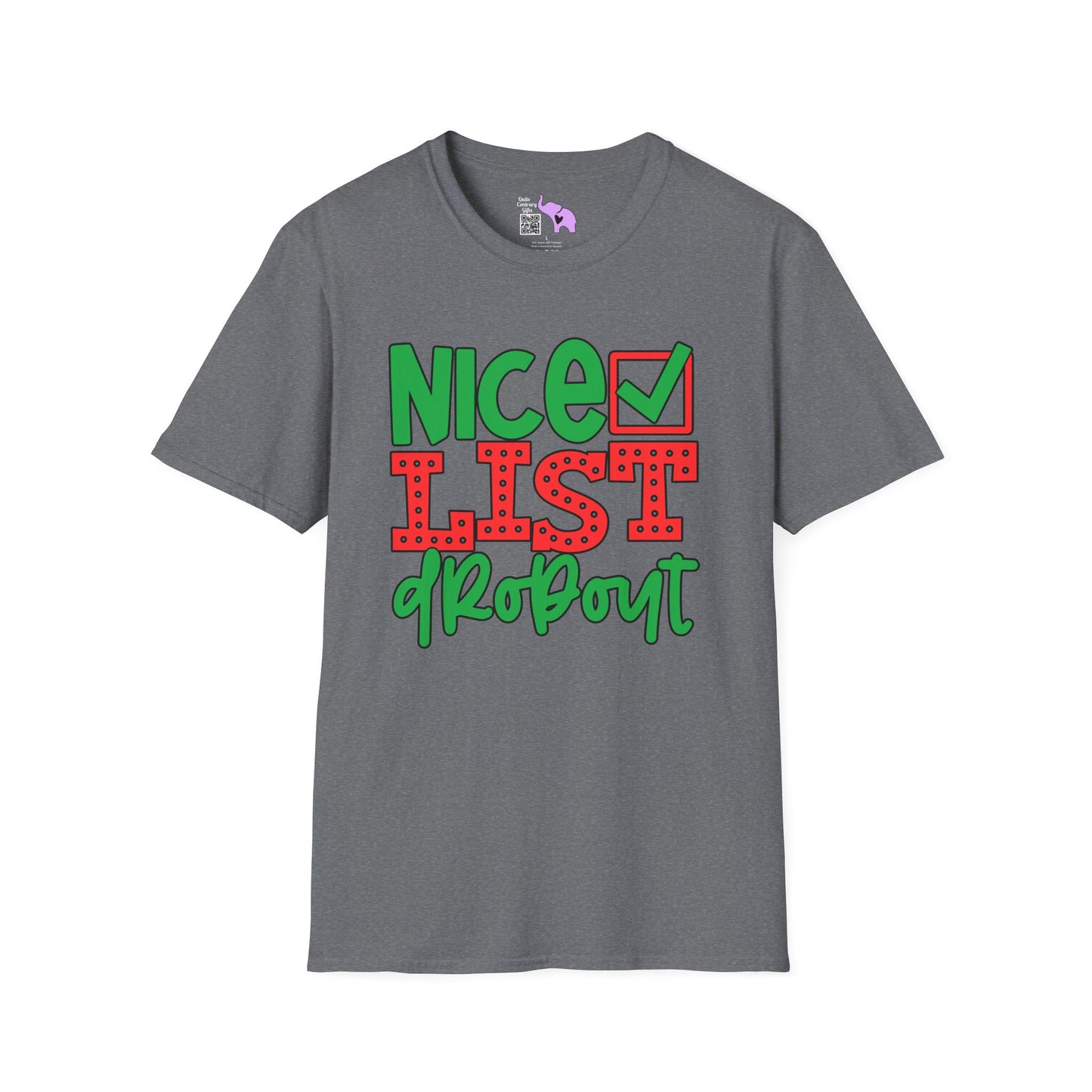 Nice List Dropout Adult T-shirt