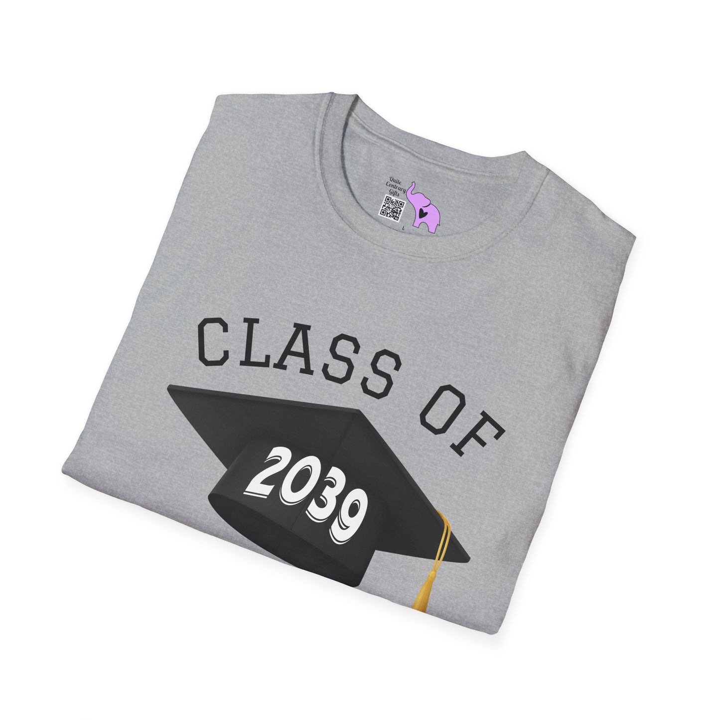 Class of 2039 Unisex Tshirt for 2025/26 Pre-K Class (Style 2)