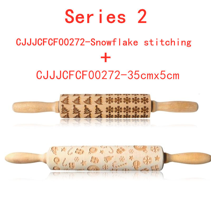 Decorative Embossed Rolling Pins for Baking
