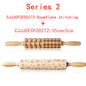 Decorative Embossed Rolling Pins for Baking