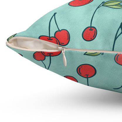 Cherry Jubilee Throw Pillow
