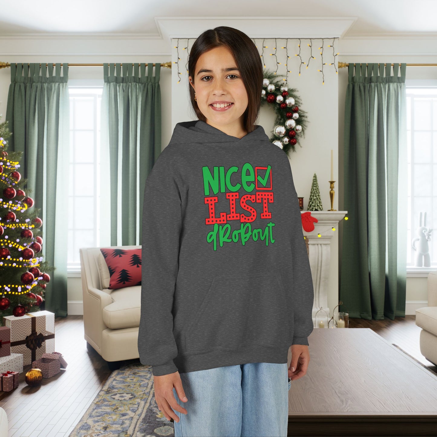 Nice List Dropout Youth Hoodie