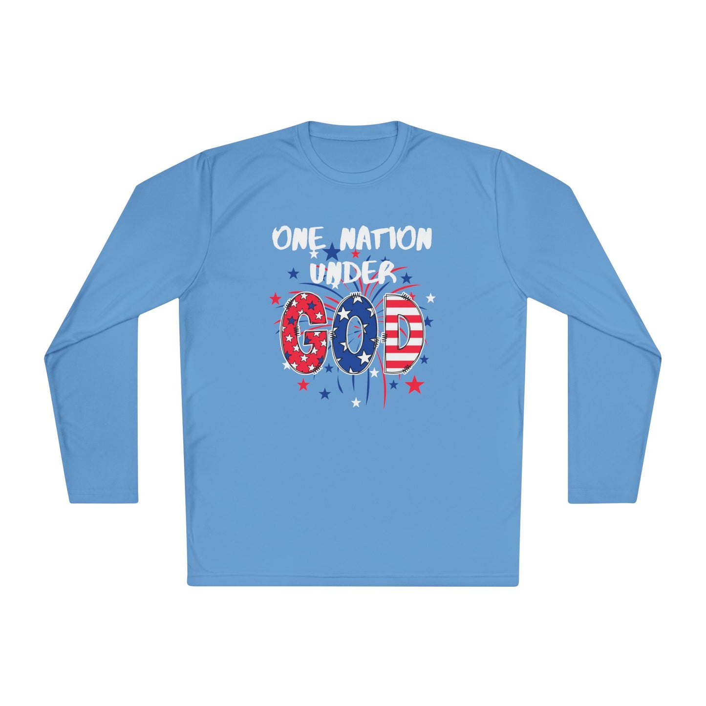 One Nation Under God Unisex Lightweight Long Sleeve Tee