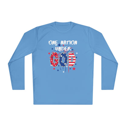 One Nation Under God Unisex Lightweight Long Sleeve Tee