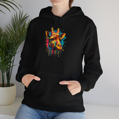 Colorful Giraffe Heavy Blend™ Hooded Sweatshirt