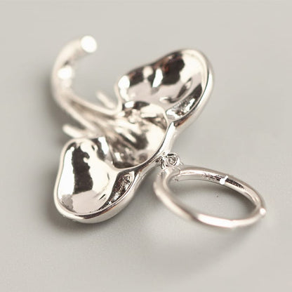 Noble Elephant Hoop Earrings
