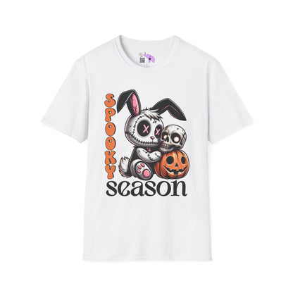 Spooky Season (Voodoo Bunny/Pumpkin) Adult T-shirt