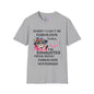 Sorry I Can't Be Fabulous Today... Adult T-shirt