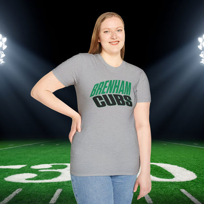 Brenham Cubs (Angled) Adult T-shirt