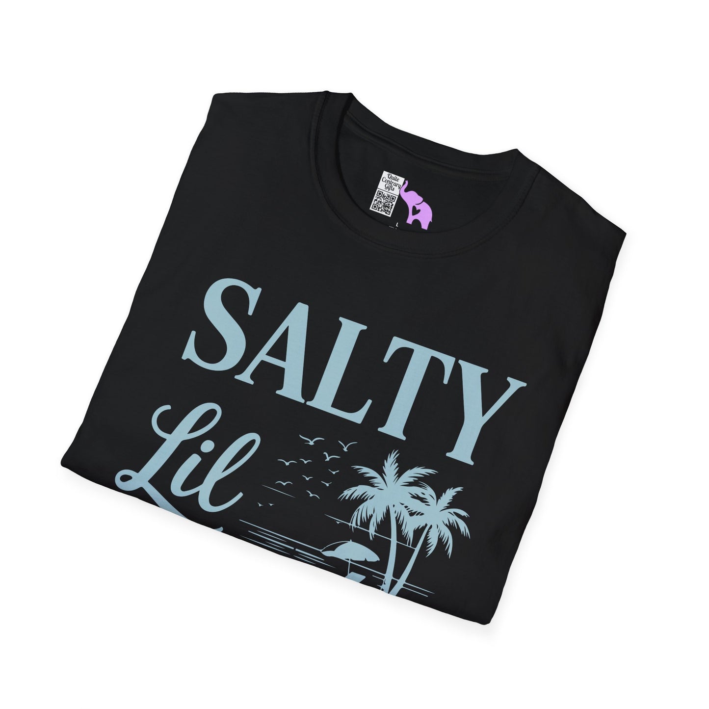 Salty LIl' Beach Adult T-shirt