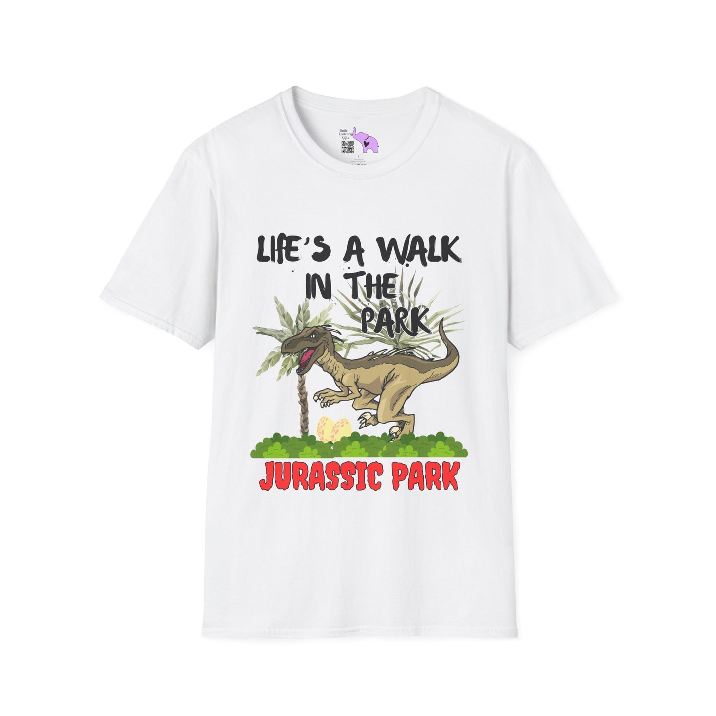 Life's Like A Walk In The Park... Jurassic Park Adult T-shirt