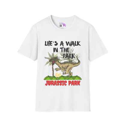 Life's Like A Walk In The Park... Jurassic Park Adult T-shirt