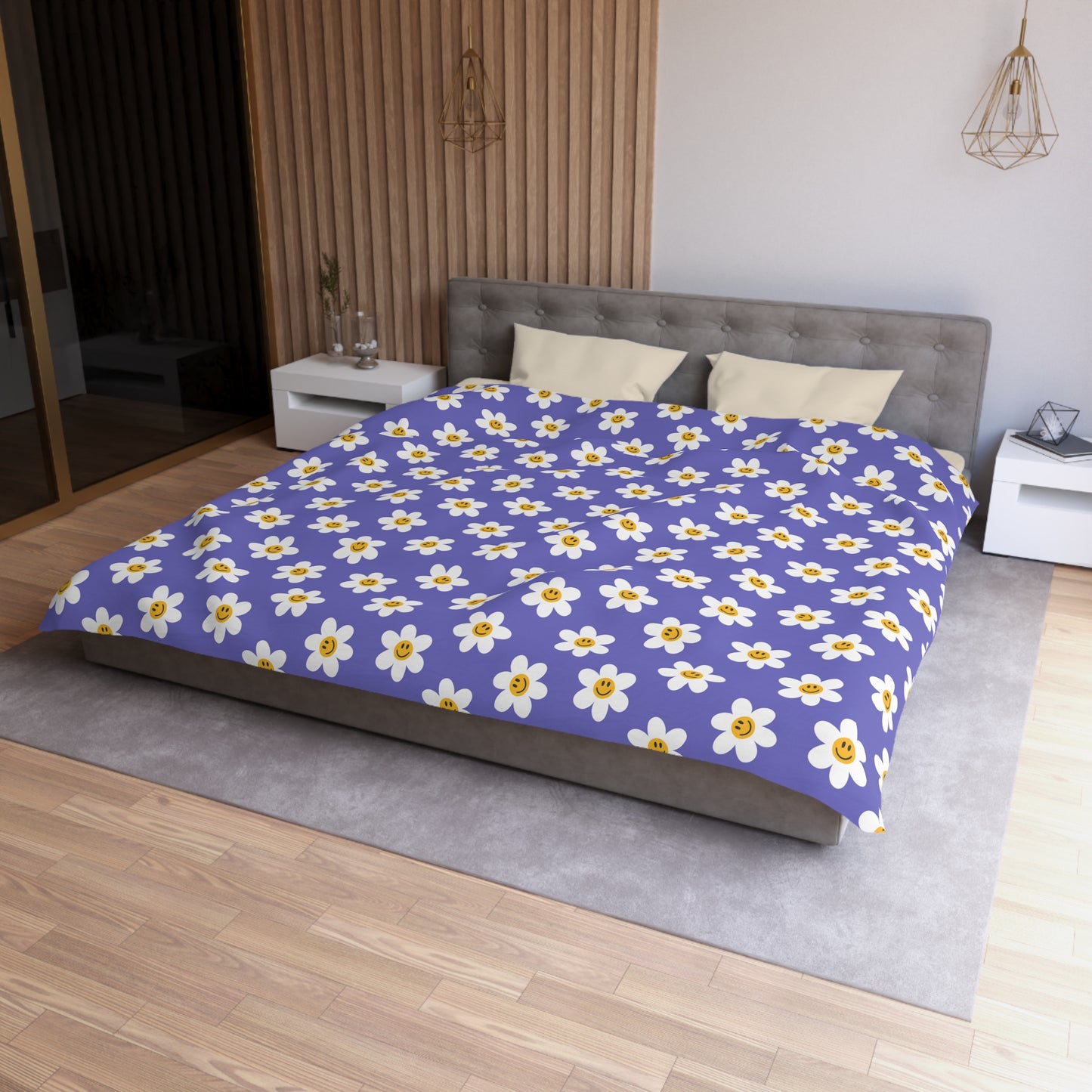 Daisy Grins Microfiber Duvet Cover