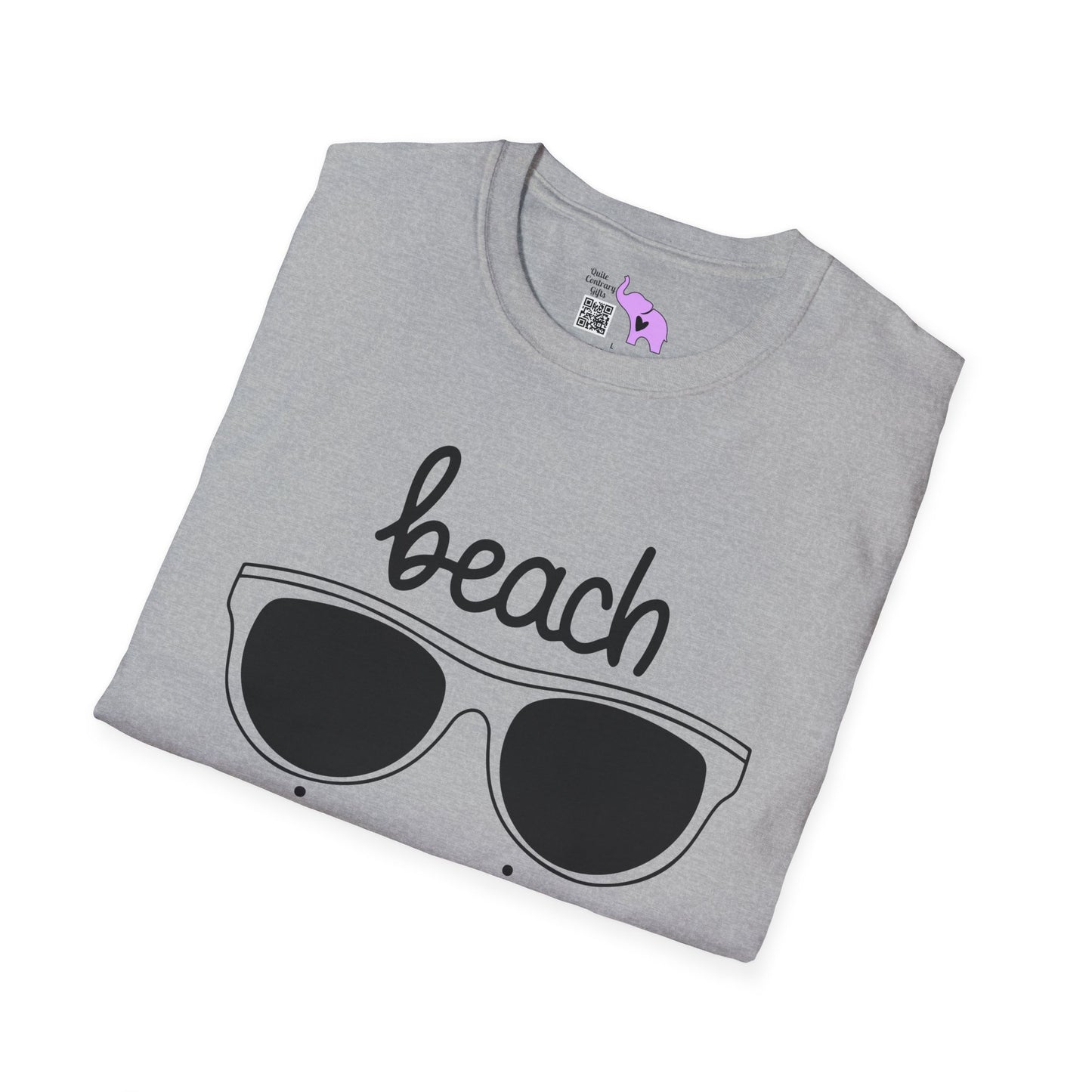 Beach Junkie Adult T-shirt