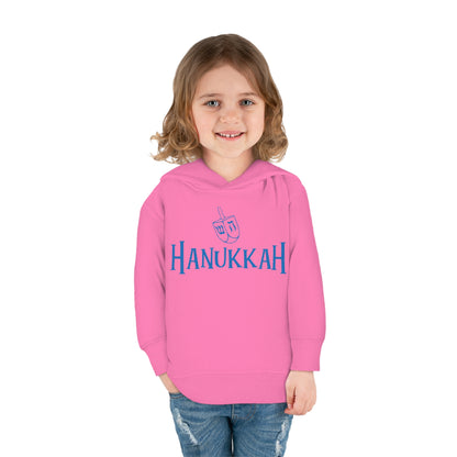 Hanukkah Toddler Pullover Fleece Hoodie