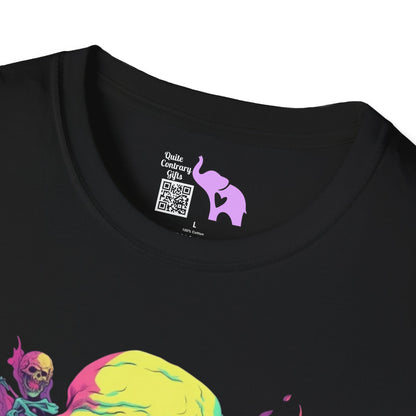 Skeleton Gathering Adult T-shirt