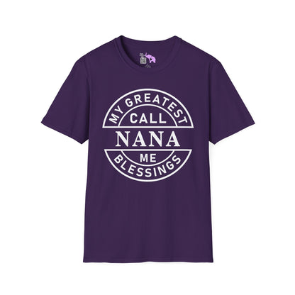 My Greatest Blessings Call Me Nana Adult T-shirt