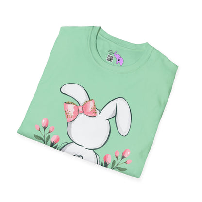 Happy Easter (Bunny Tail) Adult T-shirt