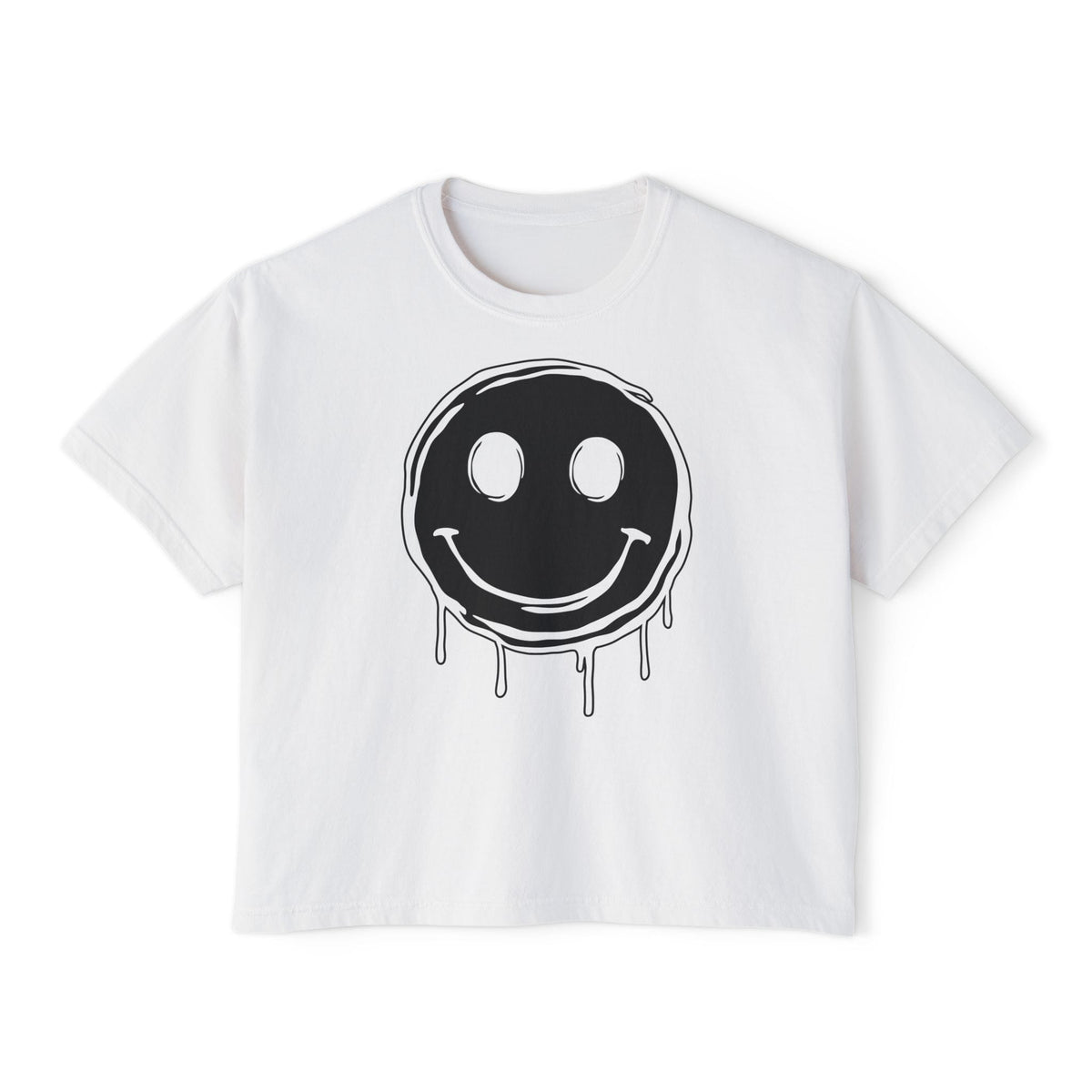 Melty Smiley Face Women's Boxy Tee