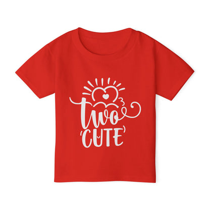 Two Cute Heavy Cotton™ Toddler T-shirt