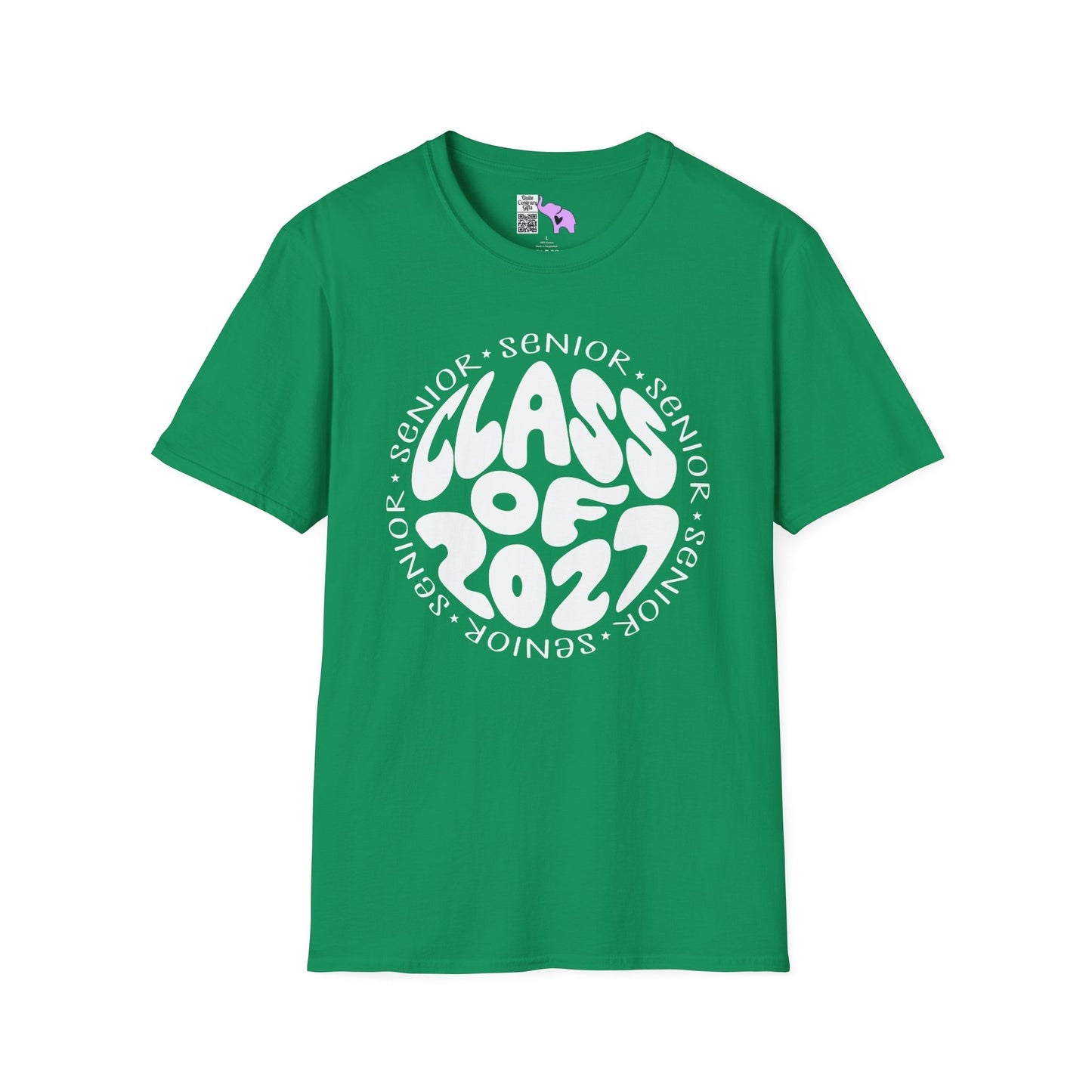 Round Senior Class of 2027 Adult T-shirt