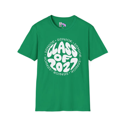 Round Senior Class of 2027 Adult T-shirt