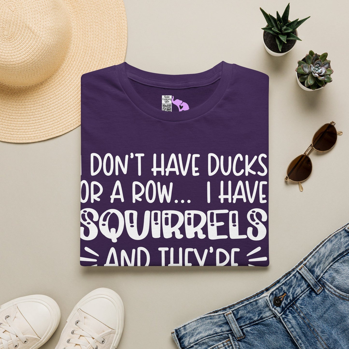 I Don't Have Ducks or a Row... Adult T-shirt