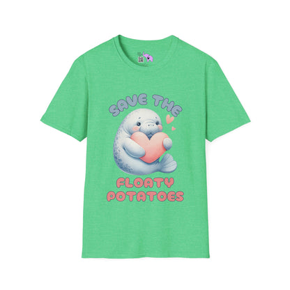 Save The Floaty Potatoes (Manatee) Adult T-shirt