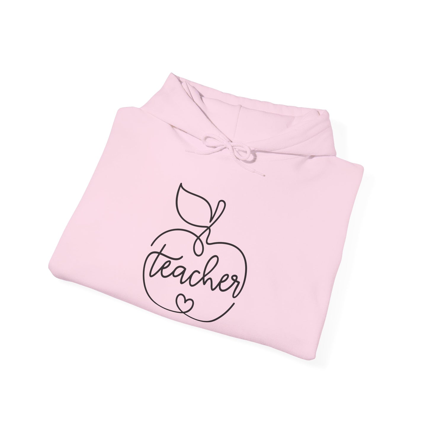 Teacher w/Apple Heavy Blend™ Hooded Sweatshirt