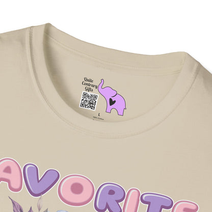 Favorite Auntie Skull Purple/Pink T-shirt