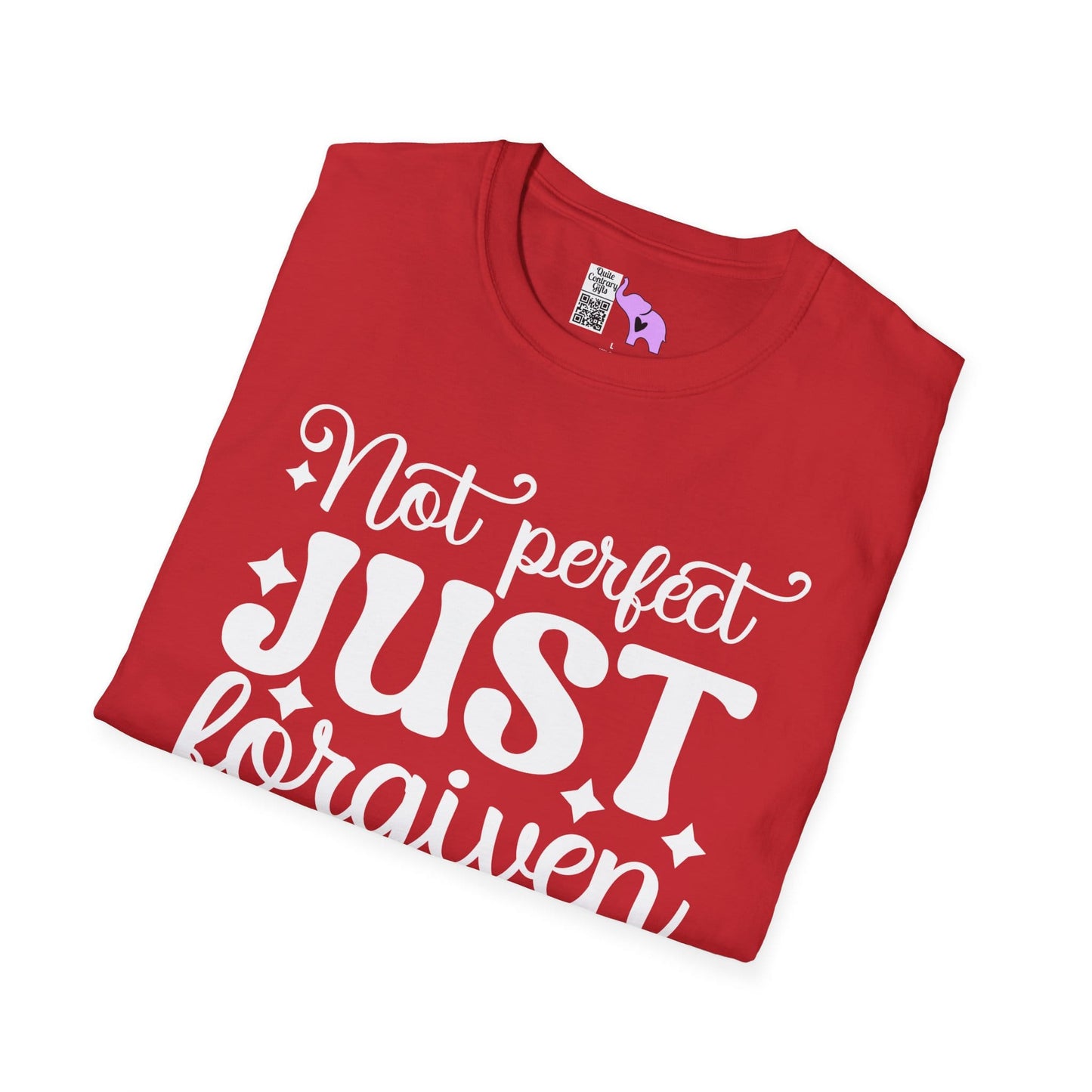 Not Perfect Just Forgiven Adult T-shirt