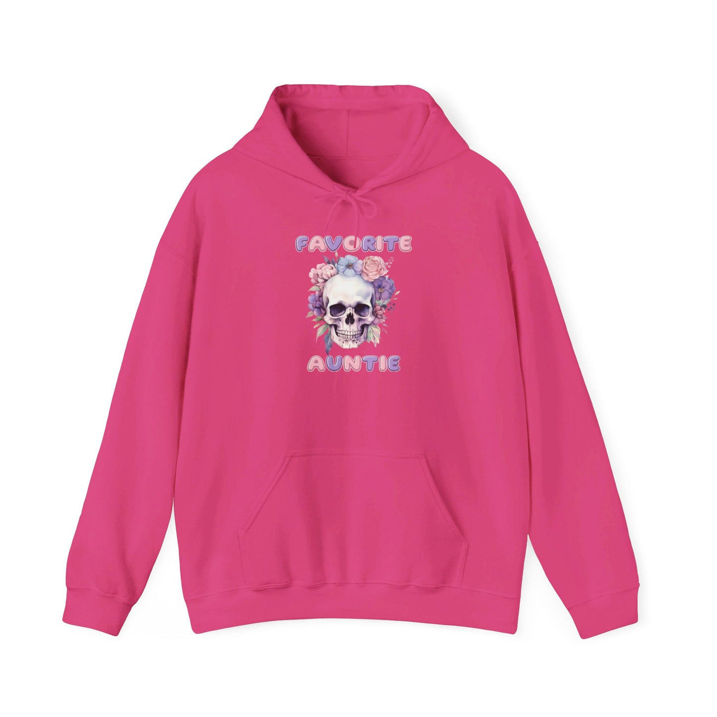 Favorite Auntie Purple/Pink Heavy Blend™ Hooded Sweatshirt