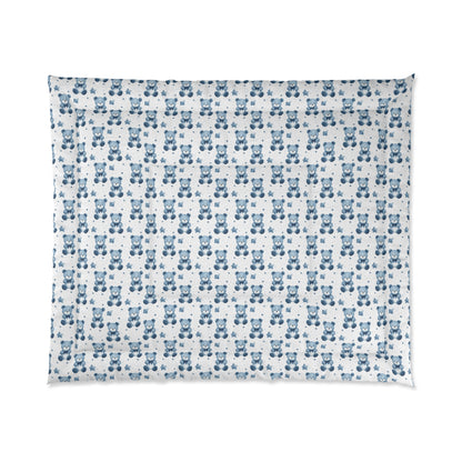 Blue Bear Hugs Comforter
