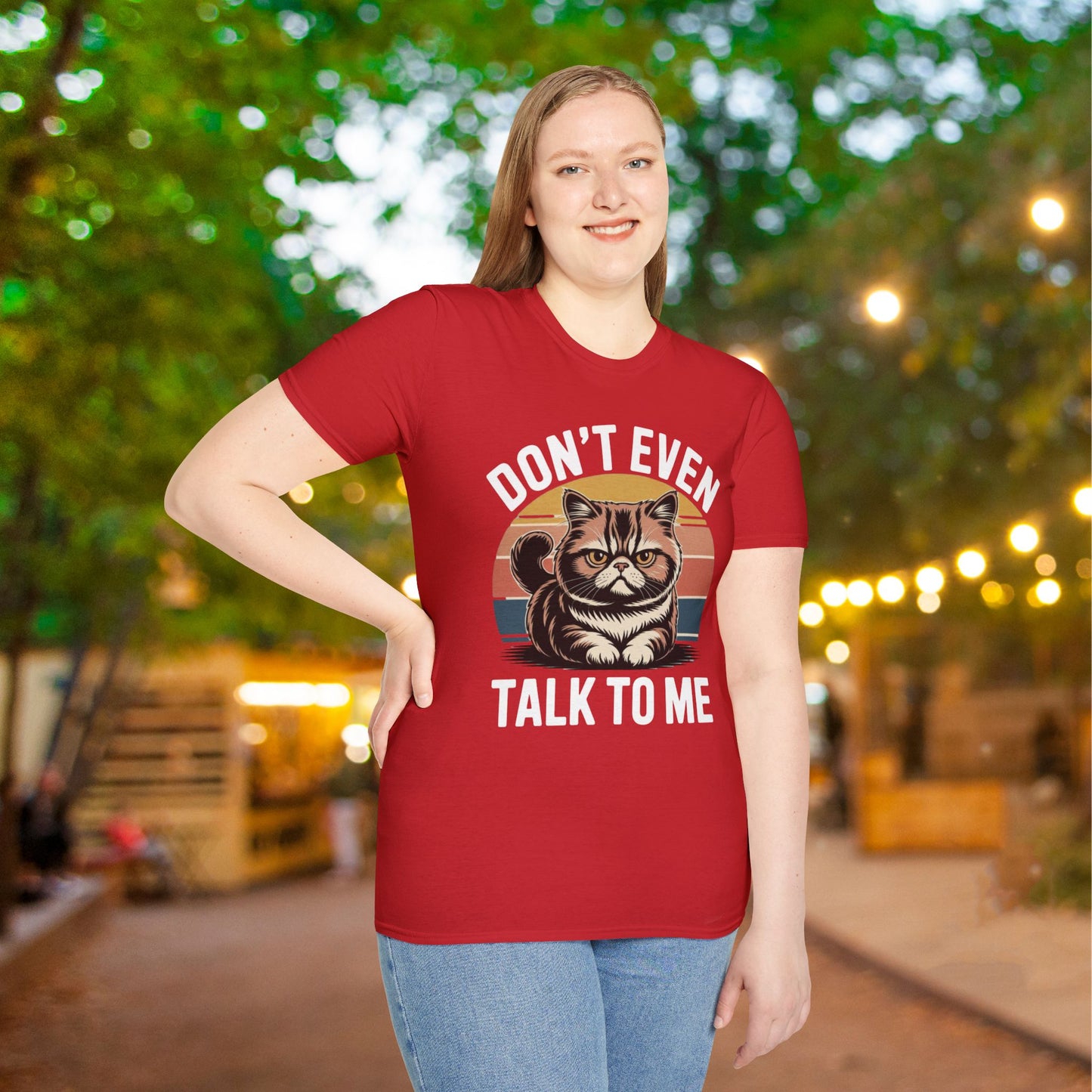 Don't Even Talk To Me (Grumpy Cat) Adult T-shirt