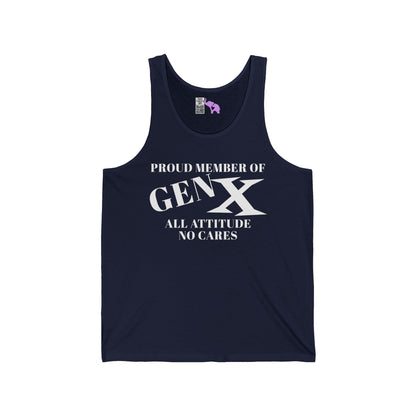 GenX All Attitude No Cares Unisex Tank