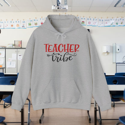 Teacher Tribe Heart Heavy Blend™ Hooded Sweatshirt