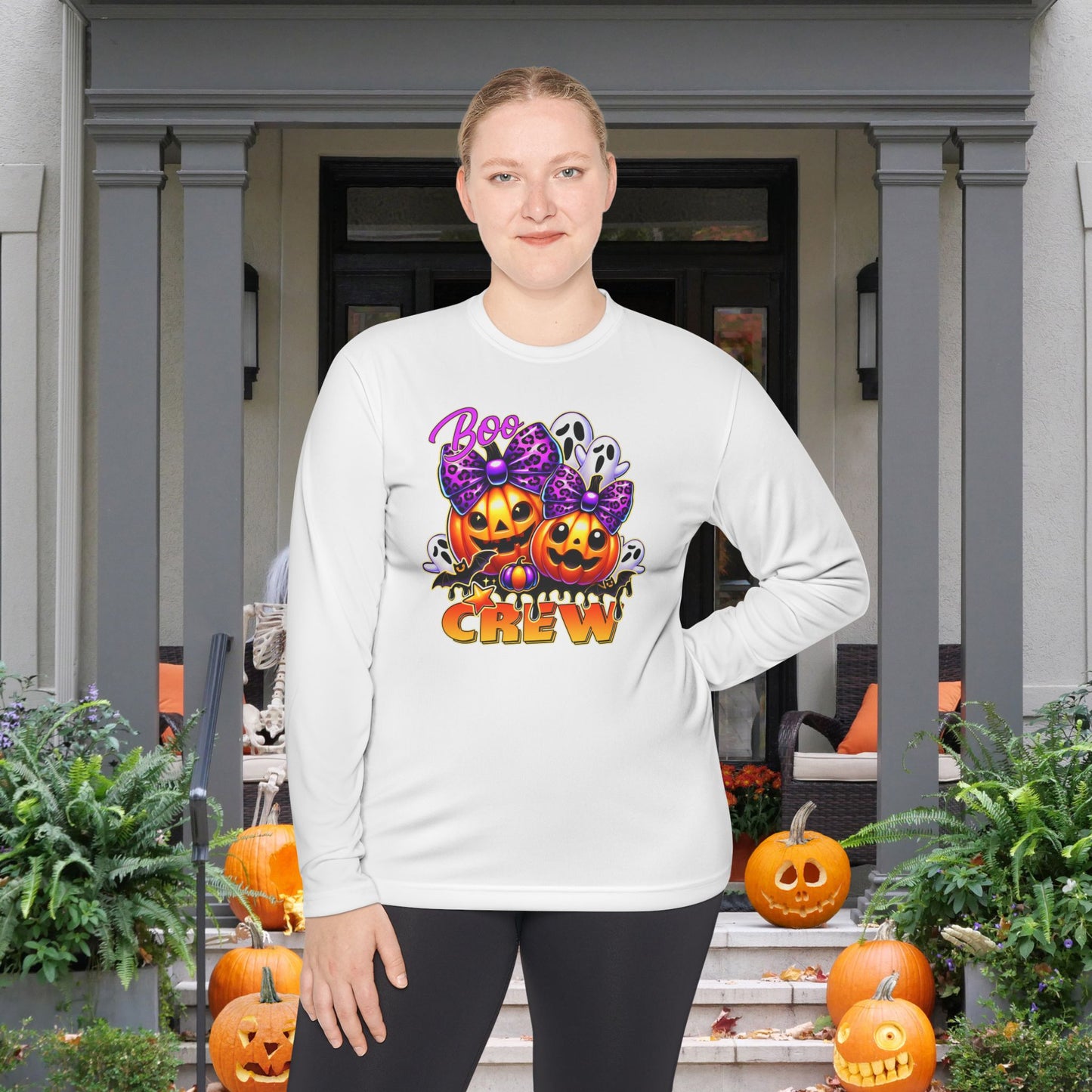 Boo Crew Adult Long Sleeve Tee