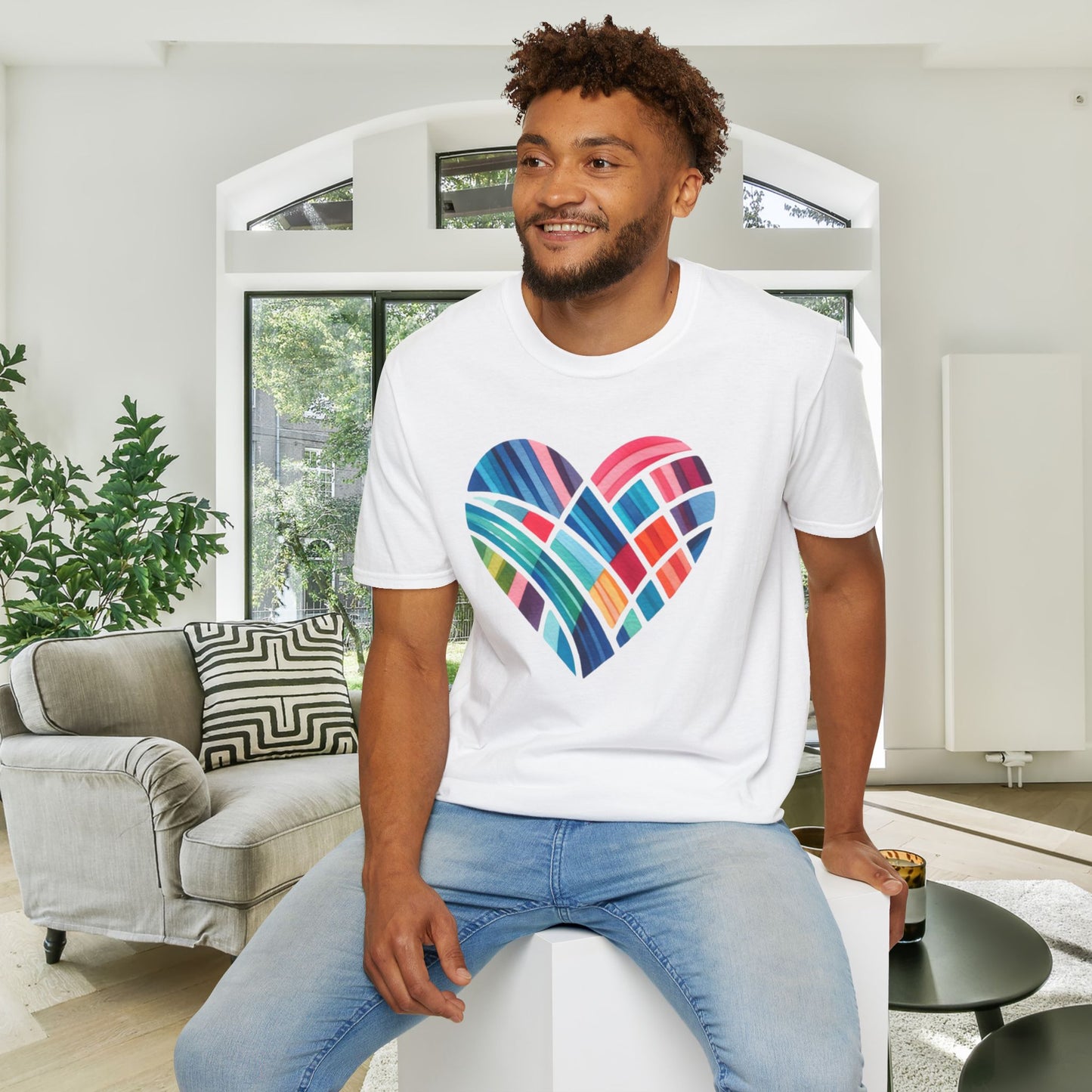 Painted with Love Adult T-shirt
