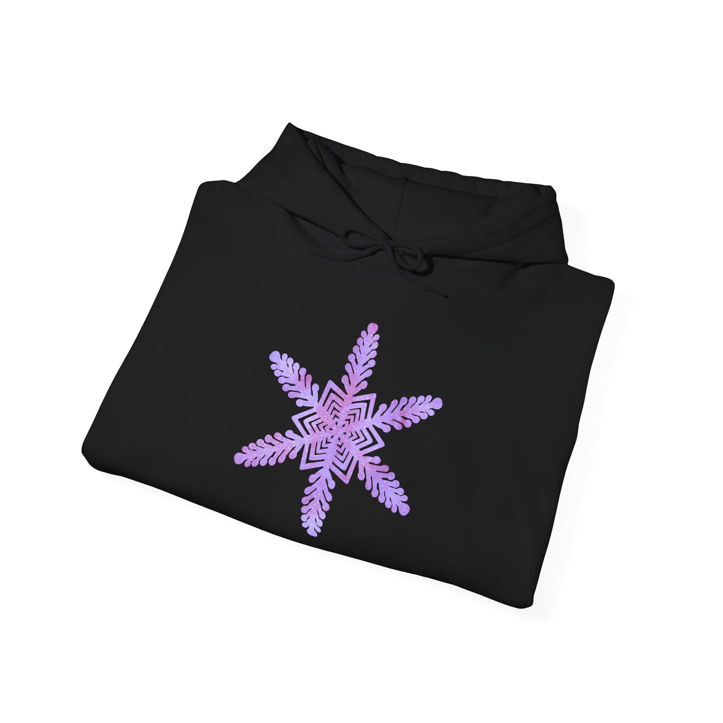 Large Snowflake 2 Adult Heavy Blend™ Hooded Sweatshirt