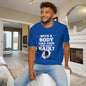 With A Body Like This Who Needs Hair? Adult T-shirt