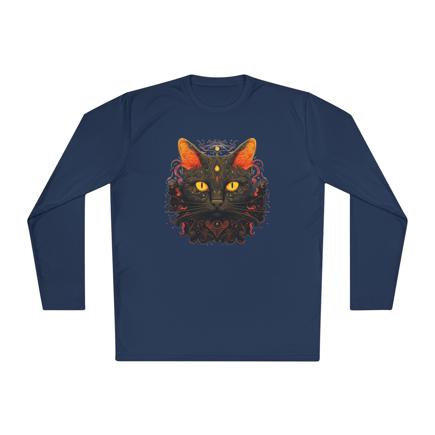 Creepy Black Cats 2 Adult Long Sleeve Tee