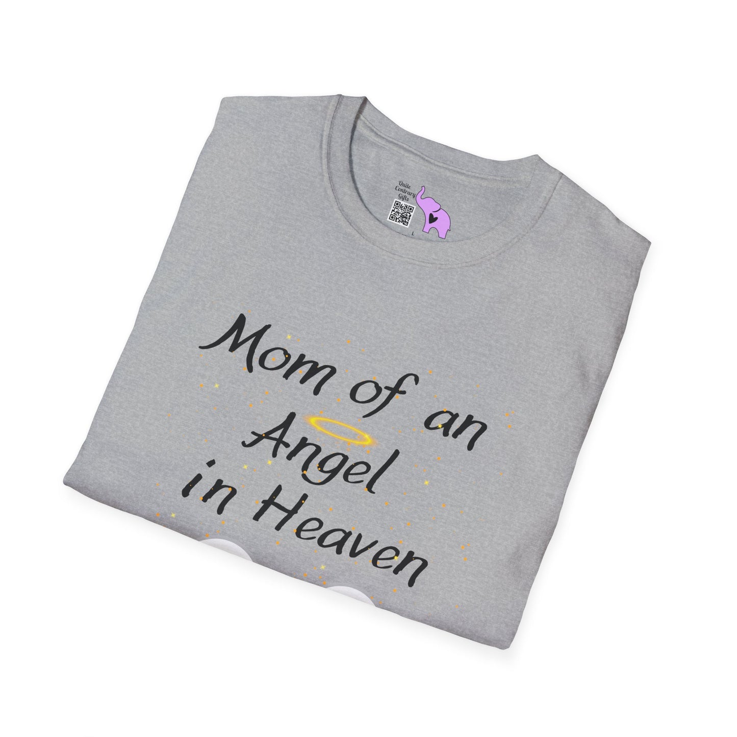 Mom of an Angel in Heaven Adult T-shirt