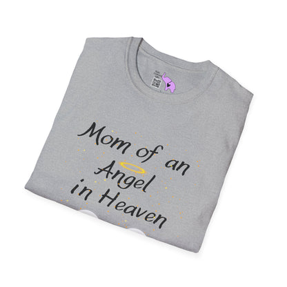 Mom of an Angel in Heaven Adult T-shirt
