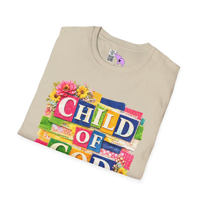 Child of God (Lace Collage) Adult T-shirt