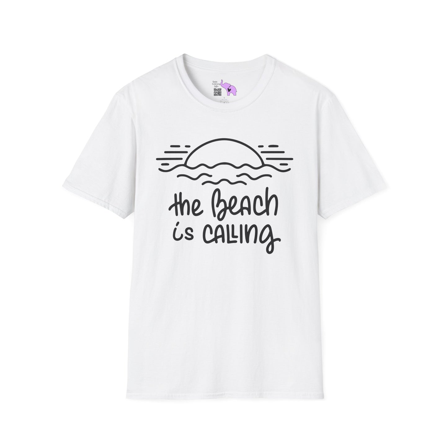The Beach Is Calling Adult T-shirt