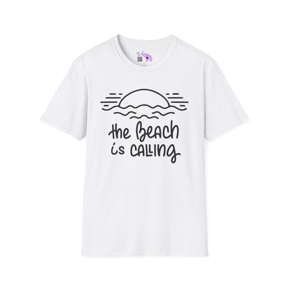 The Beach Is Calling Adult T-shirt