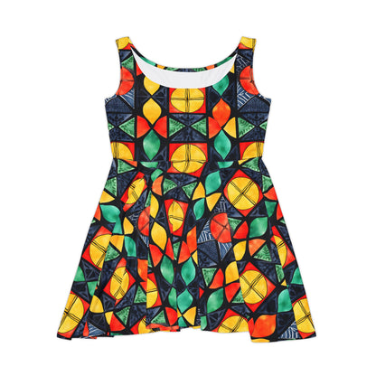 Candlelight Burst Women's Skater Dress