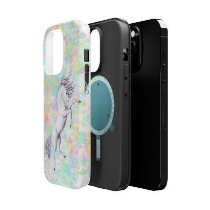 Pastel Pegasus MagSafe® Compatible Tough Case for iPhone